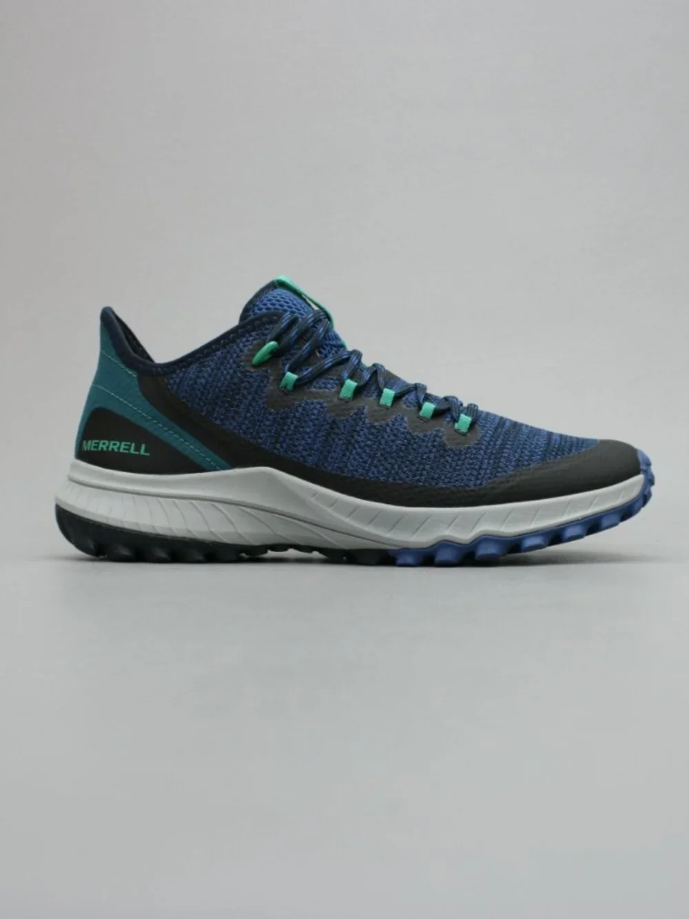 Merrell Ladies 10 Bravada Cobalt Blue Hiking Trail Running Shoes Sneakers J03364